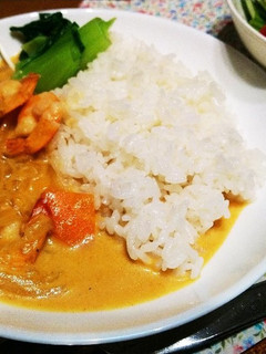 簡単エビのタイのココナッツカレー風-レシピのメイン写真