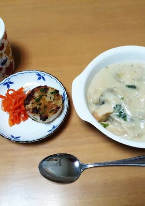 冷凍庫のストックで！シチューオンライス-レシピのメイン写真