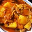 じゃがいも豚バラのトマト煮込み