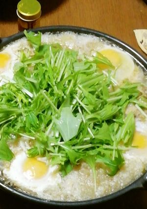 おろし月見鍋-レシピのメイン写真
