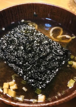 レトルト●海苔のせ味噌汁-レシピのメイン写真