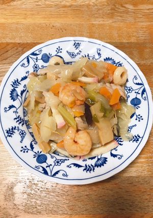 安くて簡単!ウチのあげそば(皿うどん)-レシピのメイン写真