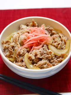 【レンジ】簡単豚丼-レシピのメイン写真