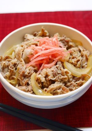 【レンジ】簡単豚丼-レシピのメイン写真
