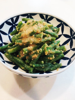 いんげんのゴマ味噌和え-レシピのメイン写真