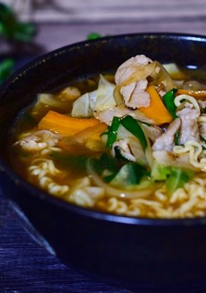 【パパの覚書】即席やさいラーメン-レシピのメイン写真