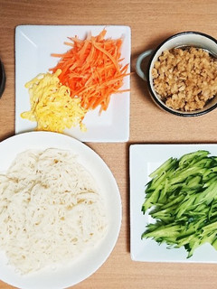 生姜がきいた肉味噌そうめん-レシピのメイン写真