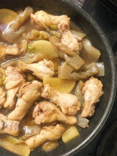 手羽元とこんにゃく、大根の煮物-レシピのメイン写真
