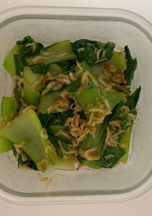 青梗菜と干し海老の和物-レシピのメイン写真