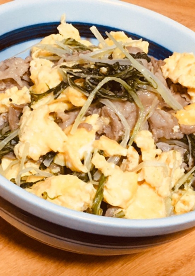 豚肉と菜の花の中華炒め-レシピのメイン写真