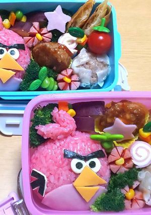 キャラ弁 アングリーバード-レシピのメイン写真