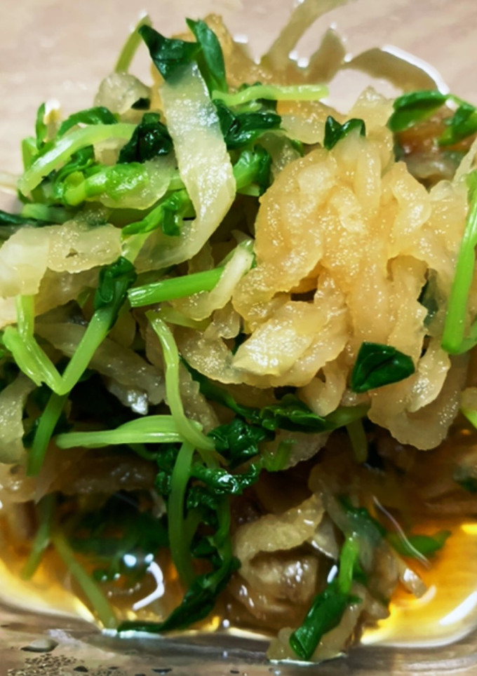 切り干し大根と豆苗のお浸し-レシピのメイン写真
