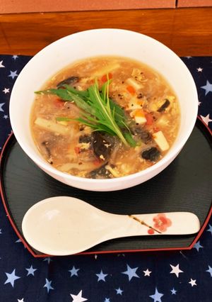 食物繊維でダイエット☆サンラータンスープ-レシピのメイン写真