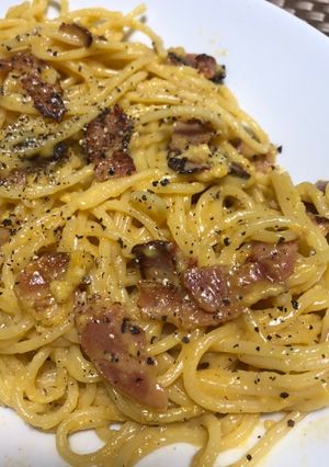 手軽に濃厚カルボナーラ-レシピのメイン写真