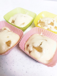 りんごの米粉蒸しパン-レシピのメイン写真