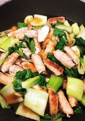大葉の豚肉巻ポン酢煮-レシピのメイン写真