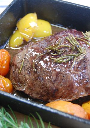 鹿肉のスキレットロースト-レシピのメイン写真