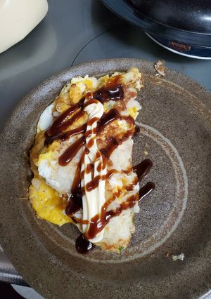 おうちで作ろう！簡単もちチーズぺちゃ焼き-レシピのメイン写真