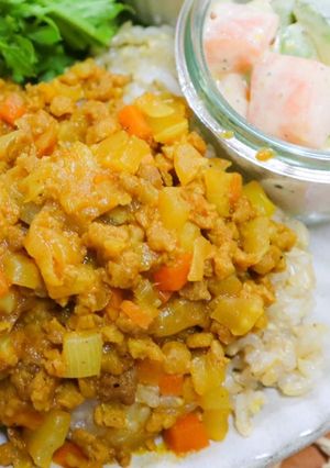 ヘルシーキーマカレー-レシピのメイン写真