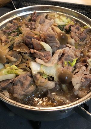 メガ盛り✨豚すき焼き-レシピのメイン写真