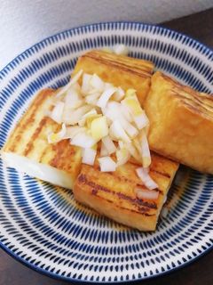 おつまみに✩絹厚揚げ焼き-レシピのメイン写真
