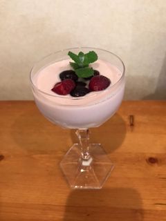 豆乳とブルーベリー黒酢でカクテル? -レシピのメイン写真