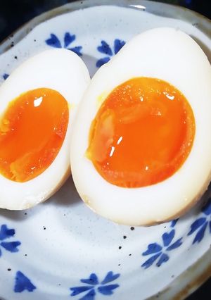 とろ〜り美味しい半熟茹で卵*.❁-レシピのメイン写真