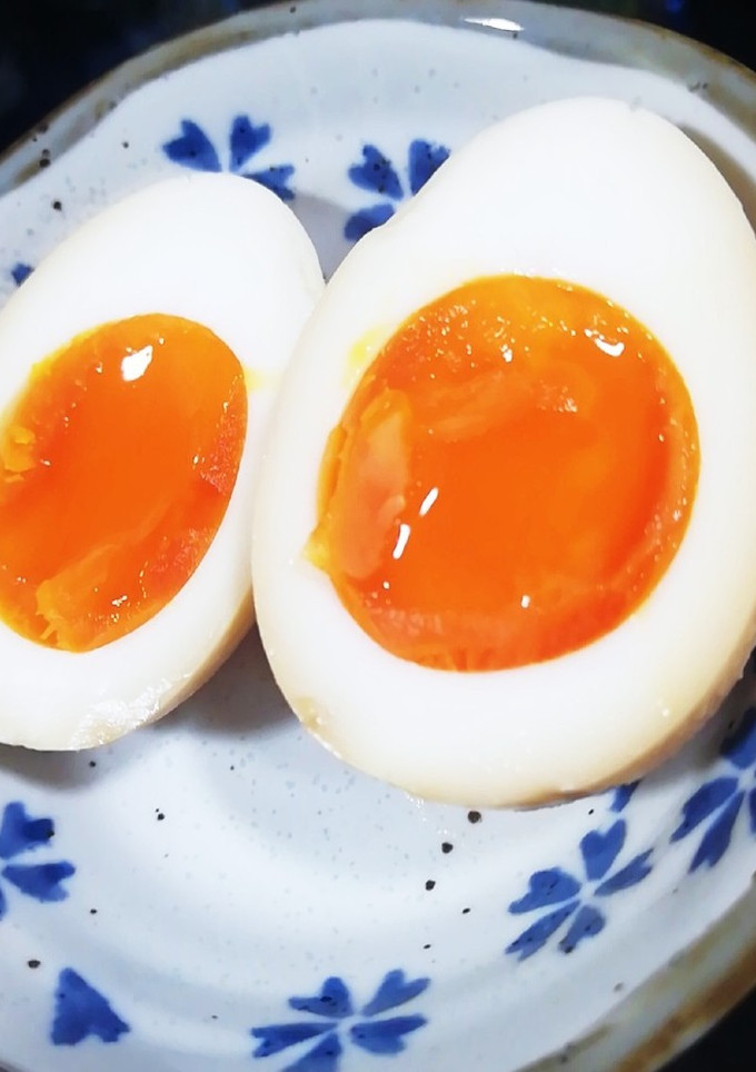 とろ〜り美味しい半熟茹で卵*.❁-レシピのメイン写真