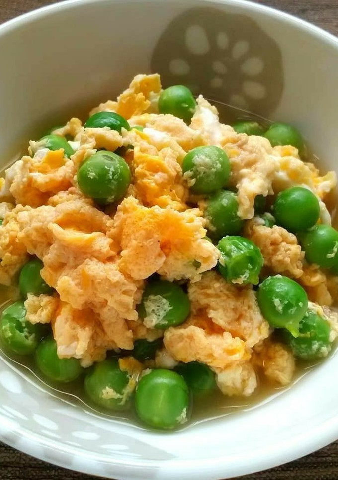 うすいえんどう豆の卵とじ-レシピのメイン写真