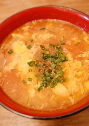 トマトと卵の中華スープ-レシピのメイン写真