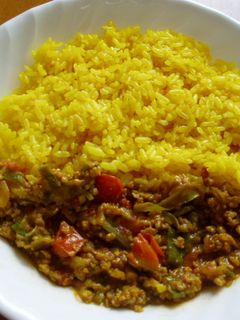 ヘルシー!ノンオイル!ターメリックライス-レシピのメイン写真