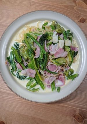 生クリーム不使用☆クリームパスタ！-レシピのメイン写真