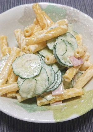 子どもでも簡単!定番のマカロニサラダ-レシピのメイン写真