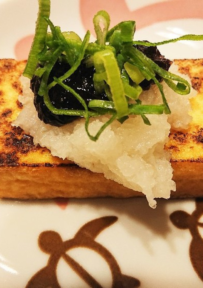 焼き厚揚げ～海苔の佃煮のせ～-レシピのメイン写真