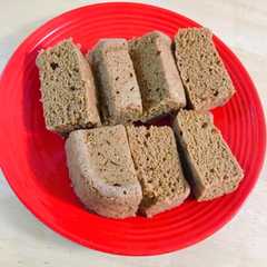 A picture of 低糖質■レンジでおからココア蒸しパン.