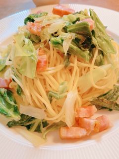春キャベツの柚子胡椒ペペロンチーノ-レシピのメイン写真