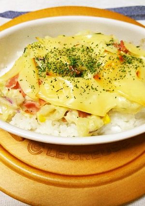 即席！ポテトサラダをドリアにリメイク-レシピのメイン写真