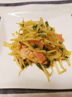 大葉とベーコンともやしのポン酢炒め-レシピのメイン写真