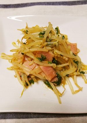 大葉とベーコンともやしのポン酢炒め-レシピのメイン写真