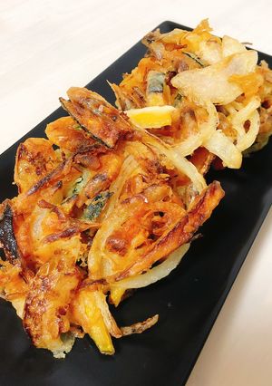 サクラエビとかぼちゃのかき揚げ-レシピのメイン写真