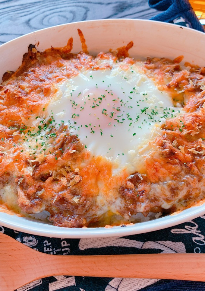 キーマカレーの残りで簡単ドリア♪-レシピのメイン写真