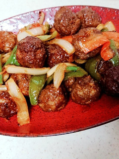 絶品☆メインの肉団子の甘酢あんかけ-レシピのメイン写真