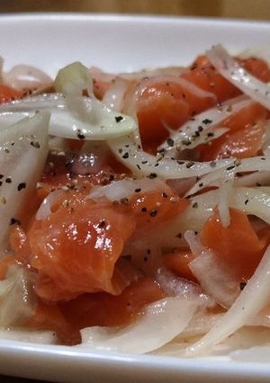 簡単サーモンマリネ-レシピのメイン写真