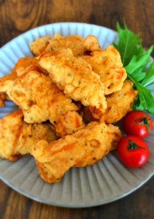 青のり香る♪我が家のとり天-レシピのメイン写真