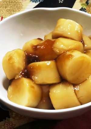 市販の白玉もちdeレンチンみたらし団子-レシピのメイン写真