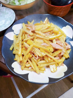 簡単❗新じゃがとハムのバター醤油炒め-レシピのメイン写真