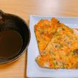 餅入りネギチヂミ