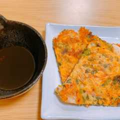 รูปของ 餅入りネギチヂミ