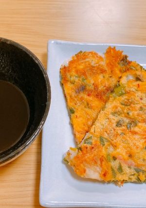 餅入りネギチヂミ-レシピのメイン写真