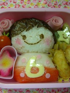 キャラ弁女の子-レシピのメイン写真